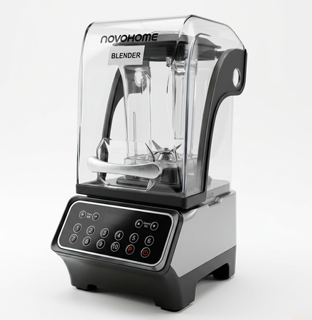 Licuadora Profesional Novohome 1800W 2L Panel Digital 10 Vel