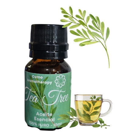 Aceite Esencial Tea Tree 100% Puro - Sin Alcohol - 10ml Cumo