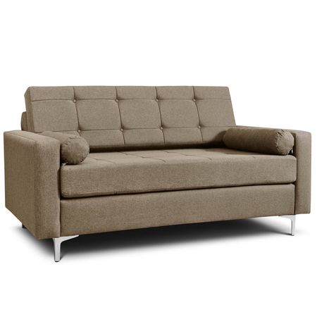 Sillón 2 Cuerpos Colombia Patas Aluminio Tapizado Shot Mustang Espácity