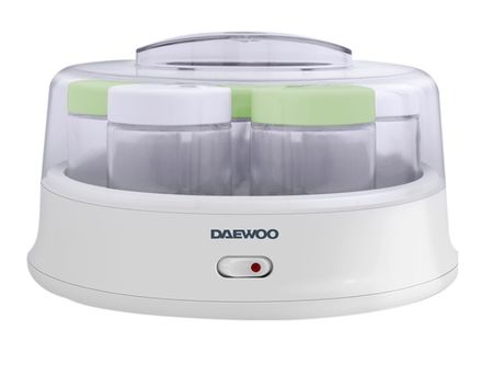 Yogurtera Daewoo YM6716 Automatica con 7 Vasos Blanca