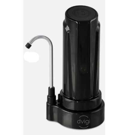 Purificador De Agua Sobre Mesada Negro Dvigi Aquan0125 Linea Aqua Cloro Zero