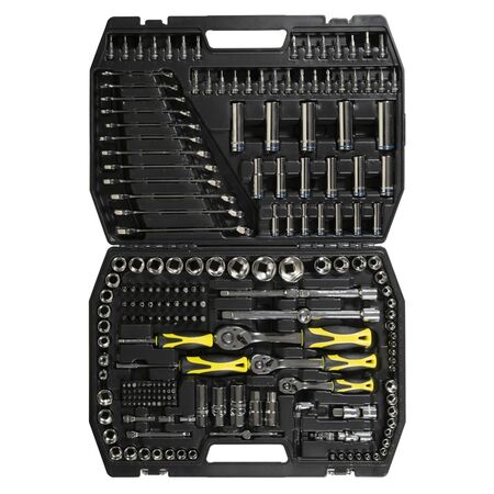 Juego de Bocallaves 216 Pcs 1|4" 1|2" 3|8" Crossmaster