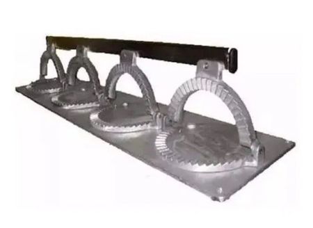 Cierra Empanadas Gastronomico Aluminio 4 Unidades 14cm Plateado
