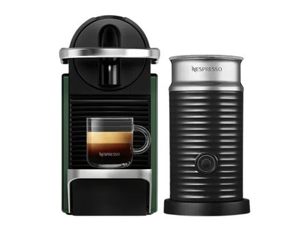 Cafetera Nespresso Pixie Green Con Aeroccino A3kc62-ar-gr-ne