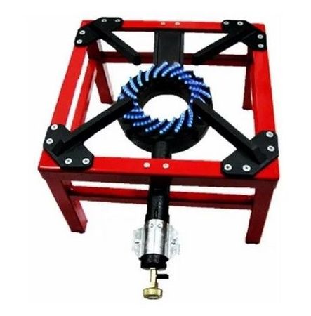 Anafe Industrial Quemador Paellero Butterfly 1 Hornalla Rojo