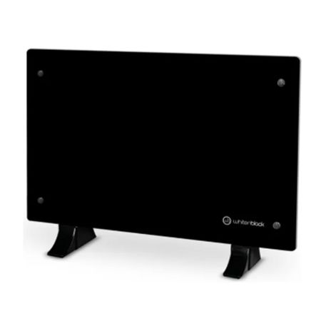 Estufa Panel De Vidrio 2200 Watts De Pie/Pared Whitenblack Wbpvwb02