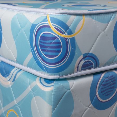 Colchon Maxiking Super Familiar 1 Plaza y Media 100x190x18cm Espuma Flexible Tela de Sabana Resistente
