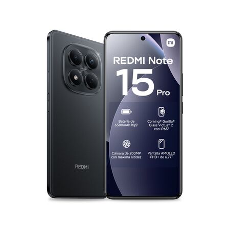 Celular Xiaomi Redmi Note 15 Pro 256GB 8GB RAM Negro