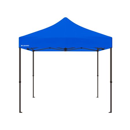 GAZEBO PLEGABLE DE ACERO 3 x 3 METROS KUSHIRO AZUL 
