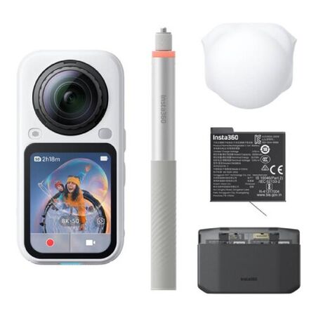 Insta360 X6 Essentials Bundle - Arctic White