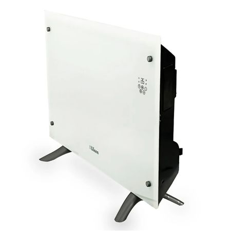 Estufa Panel De Vidrio Decowarm Max 2200 Watts De Pie/Pared Liliana Blanco Ppv450