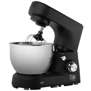 Batidora Planetaria Negra Cuk By Gadnic B52 1200w Bowl Acero Inoxidable 5Lts 6 Velocidades