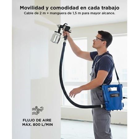 Pistola de Pintura Gadnic PG2000 650w Compresor