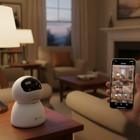 CÁMARA DE SEGURIDAD BYNOX INTERIOR FULL HD AI-CAMINT-18