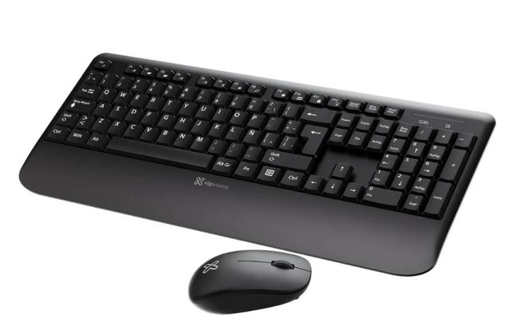 COMBO TECLADO Y MOUSE INALAMBRICOS KLIPXTREME KCK-300S KEYROLL (KCK-300S) - Vista 1