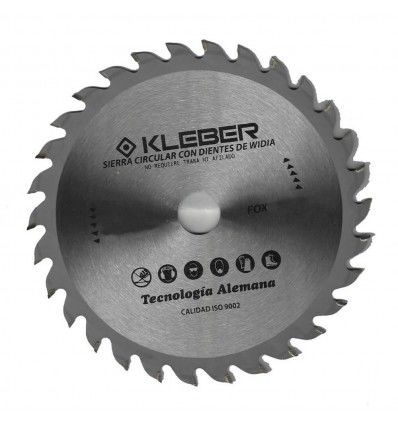 Sierra circular widia 230mm 36 dientes Kleber FOX10490