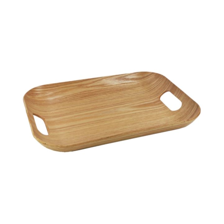Bandeja Carol Rectangular De Bambú 55 Cm Con Asas - Vista 1