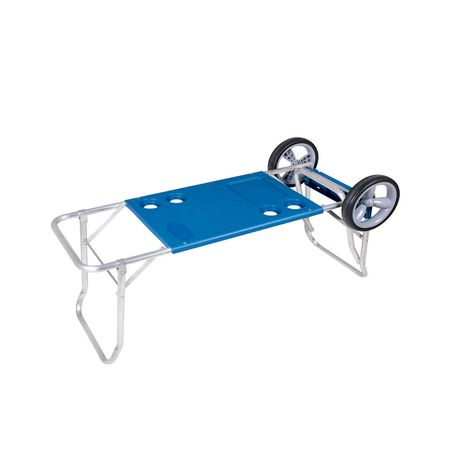 Carrito Playero Foco De Aluminio Con Mesa Y Ruedas + Soporte Conservadora 23001/8