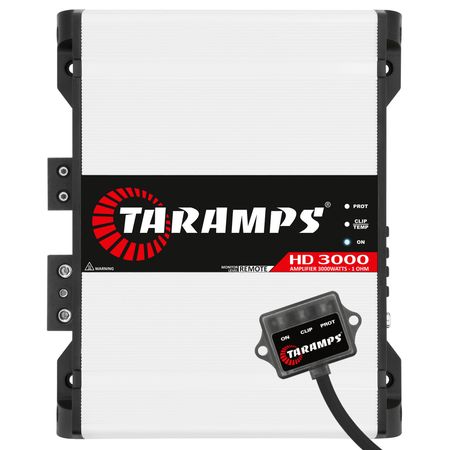 Amplificador Taramps HD 3000 3000W RMS Full Range Monoblock 1 Ohm Clase D