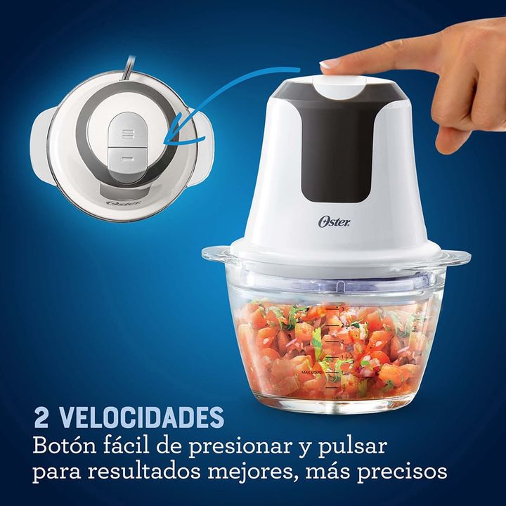 Mini picadora Oster 3 tazas con tazón de vidrio FPSTFP3340 - Vista 7