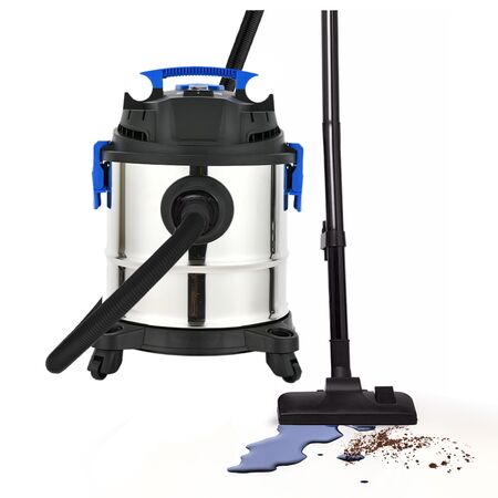 Aspiradora Pro Gadnic De Tacho 18L 1200W 3 en 1 Función Seco Húmedo Soplado Acero Inox