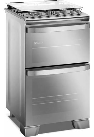 Cocina Electrolux Expert f4edm 56cm Acero Eléctrico Doble Horno