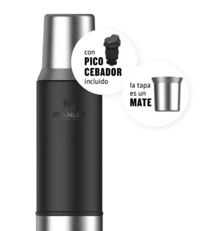 Mate System Stanley Classic 800 Ml - Negro 2.0