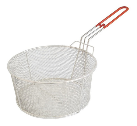 Canasto Freidora Redondo Alambre Estañado 24 Cm