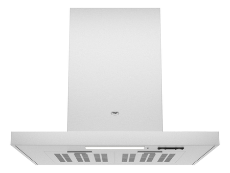 Campana De Pared Tst Atuel Sin Motor Extractor S300 Caño 6 Plateado