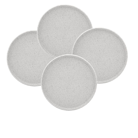 Set X4 Plato De Ensalada / Postre 22 Cm Baunilha Oxford