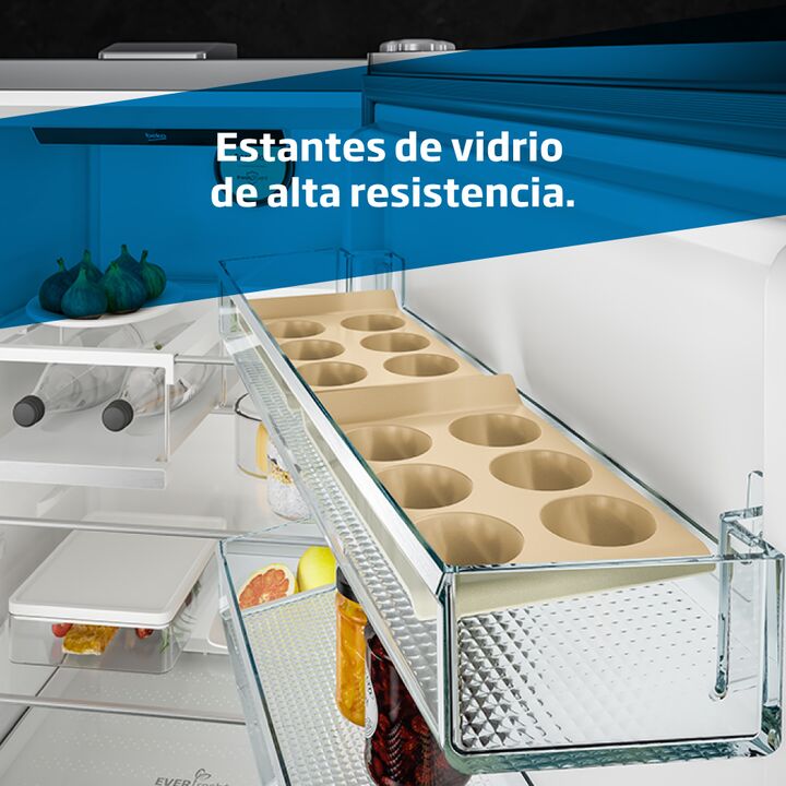 Heladera Beko Inverter No Frost 401l Black Inox - Vista 7