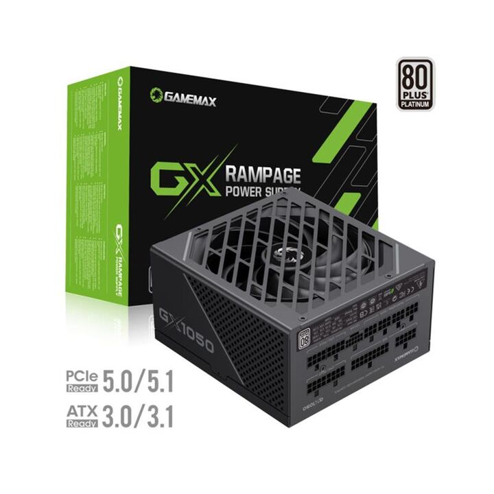 Fuente 1050W Gamemax 80Plus Platinum GX-1050Pro - Vista 1
