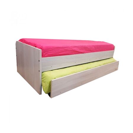 Divan Cama Con Carricama Platinum Gris Andino