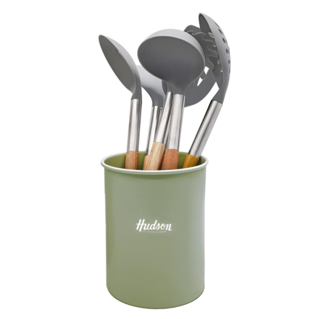 SET UTENSILIOS M/MADERA OLIVE