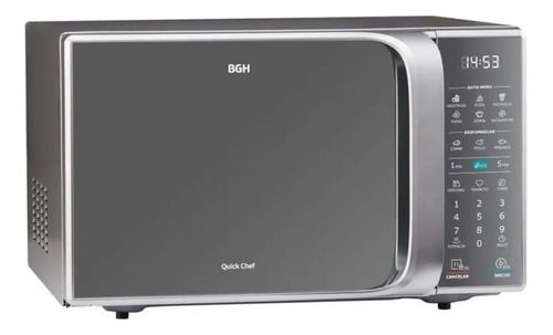 Microondas Bgh B228ds20i Plata 28 Litros Digital - Vista 2