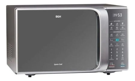 Microondas Bgh B228ds20i Plata 28 Litros Digital