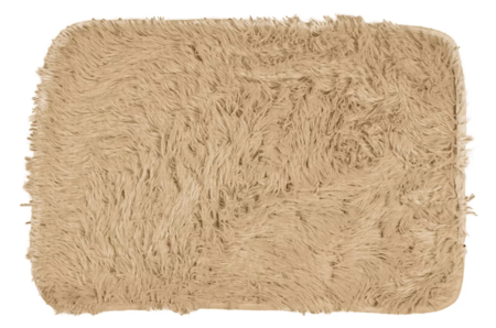 Alfombra Living Dormitorio Pelo Largo Nordica 60x40 Campomayo Vison