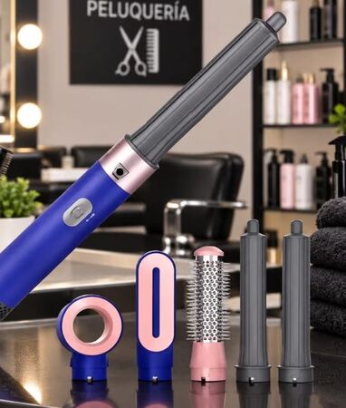 Secador cepillo Modelador 5 En 1 Accesorios Electrico OM