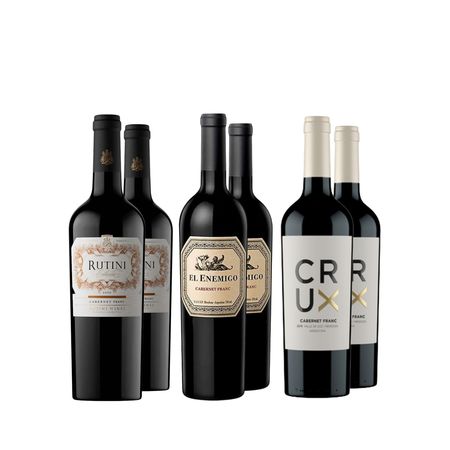 Vinos Tintos Cabernet Franc Seleccion II x 6  Con Estuche