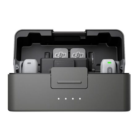 Micrófono Inalámbrico DJI Mic Mini 2 Dual 2 Transmisores 1 Receptor Estuche De Carga Bluetooth 53 Hasta 115 Horas