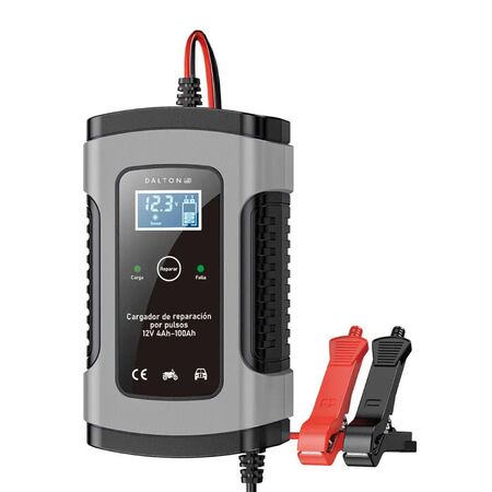 Cargador de Batería Dalton para Autos Camionetas y Motos 12v 4Ah 100Ah DA-ARRANC02