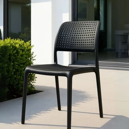 Combo x4 Silla Quality Plastic Modelo Mai Apilable Reforzado