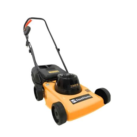 Cortadora De Cesped Elect 3/4 Hp Con Recolector - 2 Pos.Corte Steel Home R42sr