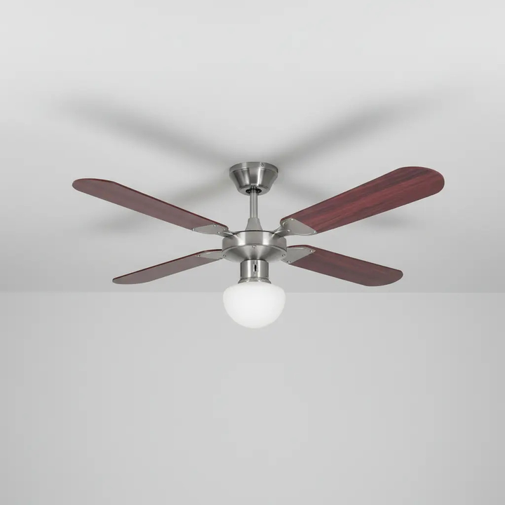 Ventilador Liliana Vthm214 Techo 4 Aspas De Madera Reversibles Con Luz - Vista 3