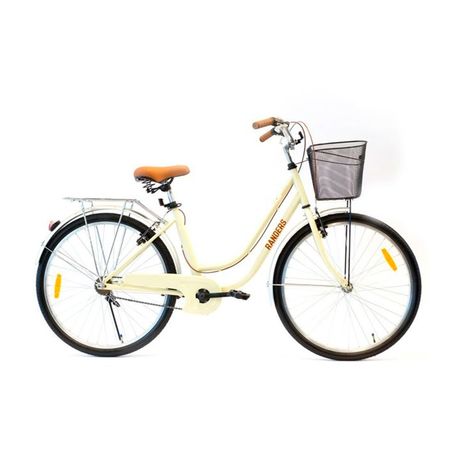 Bicicleta Paseo Randers 26p Aluminio Vintage Crema Bke-136-A