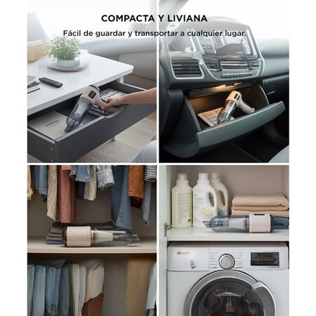 Aspiradora De Mano Inalámbrica Gadnic 80W Multiuso 4 En 1