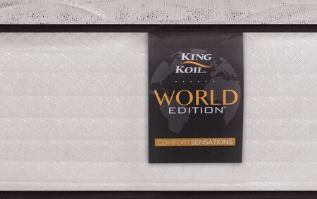 Colchon King Koil Irlanda 2 Plaza y Media 150x190cm Resortes Bonnell con Marco de Acero