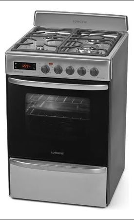 Cocina Longvie Eurodesign 21601XT Acero Inoxidable Puerta con Visor