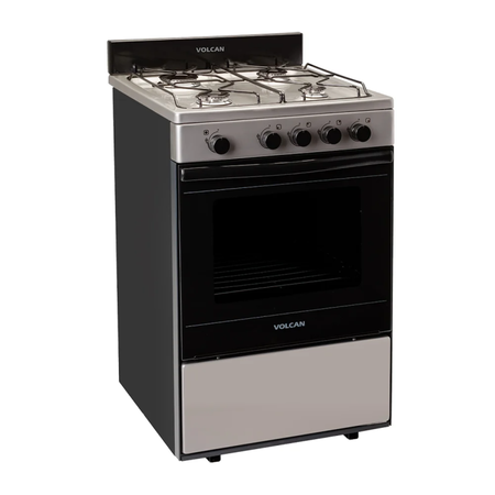 COCINA VOLCÁN ACERO 55 CM (87679V)