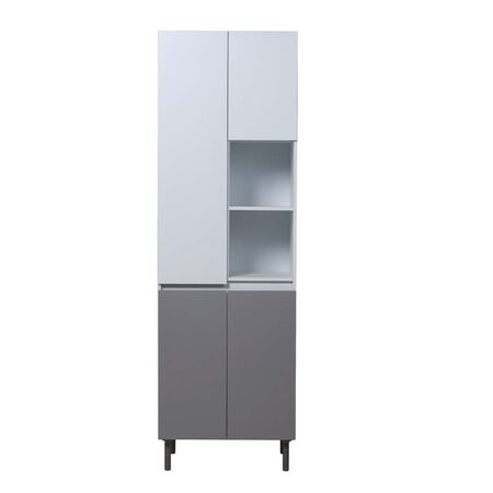 DESPENSERO MODERNO LIVORNO 60 CM 4P GRIS POLAR 